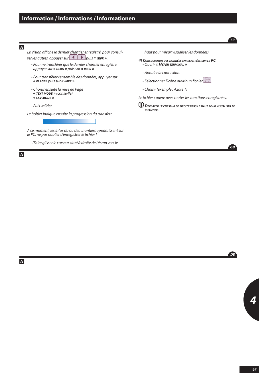 Information / informations / informationen | Sulky VISION WPB CAN User Manual | Page 97 / 111
