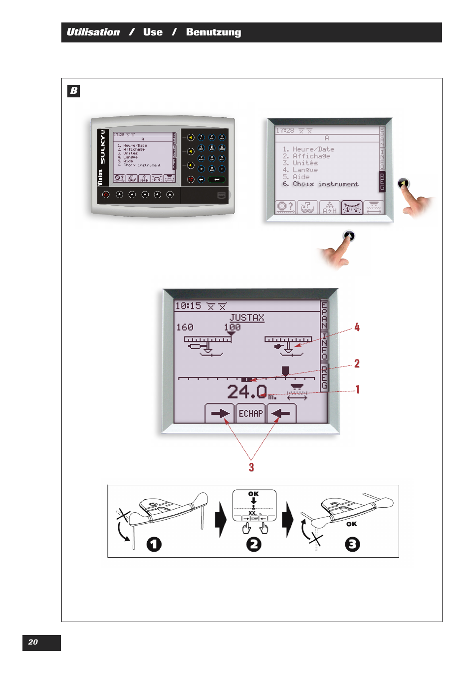 Sulky Justax User Manual | Page 20 / 25
