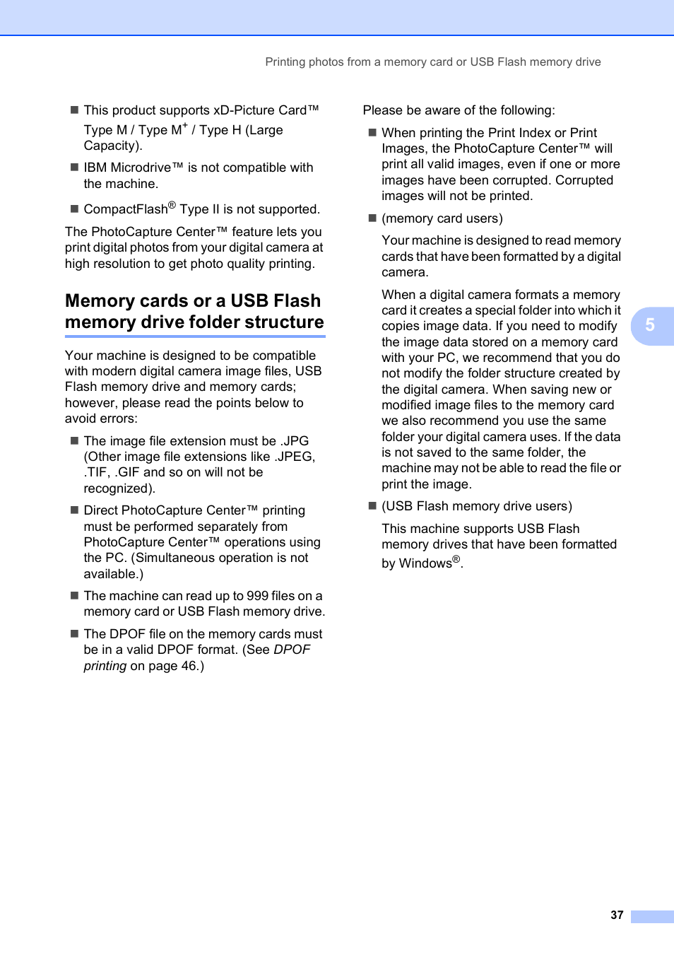 Brother DCP-395CN User Manual | Page 45 / 130