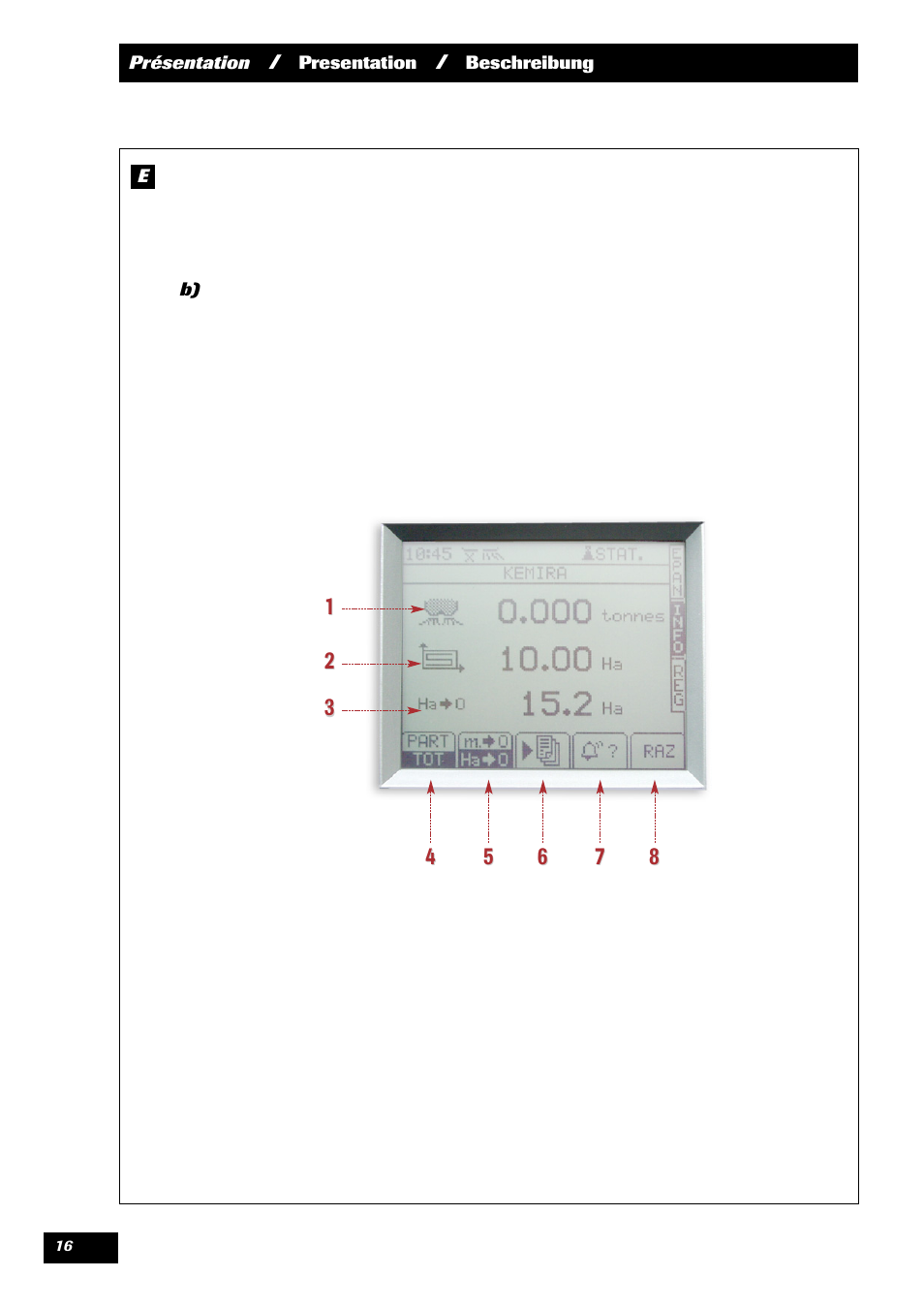 Sulky VISION 2 WPB User Manual | Page 16 / 81