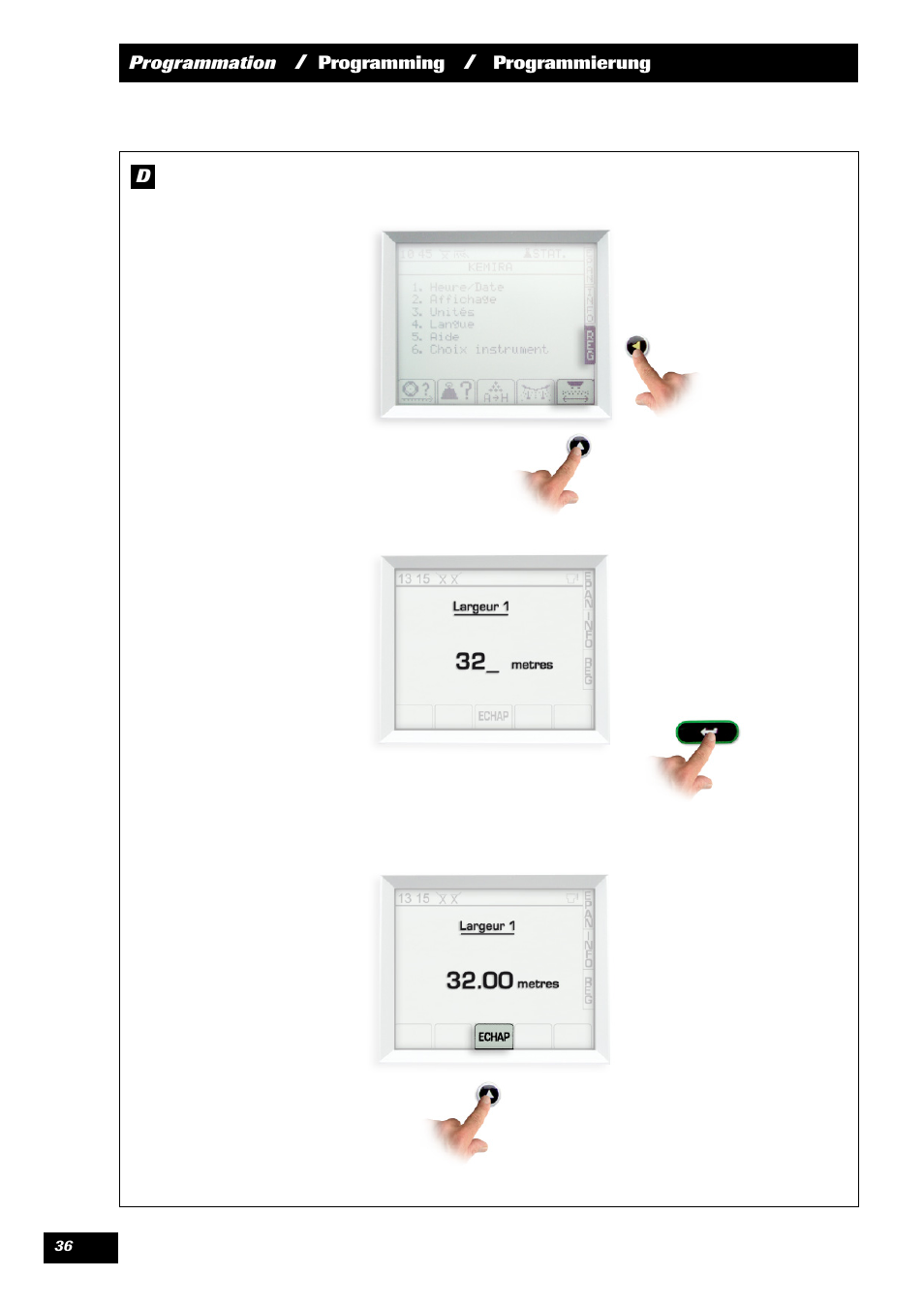 Sulky VISION 2 WPB User Manual | Page 36 / 81