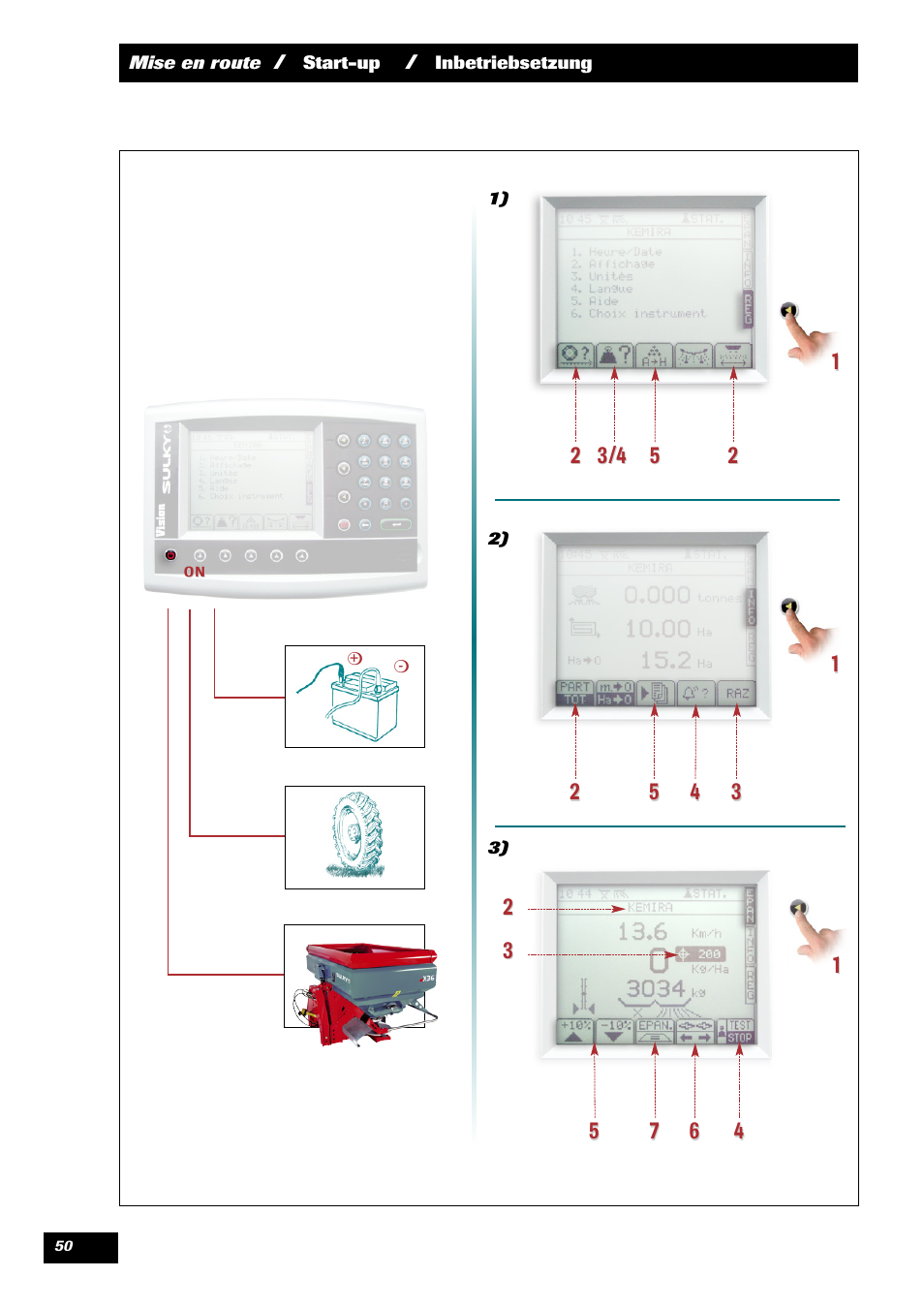 Sulky VISION 2 WPB User Manual | Page 50 / 81