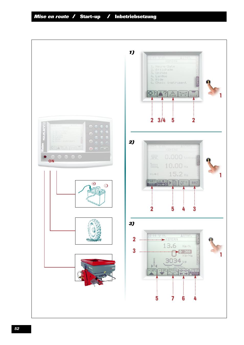 Sulky VISION 2 WPB User Manual | Page 52 / 81