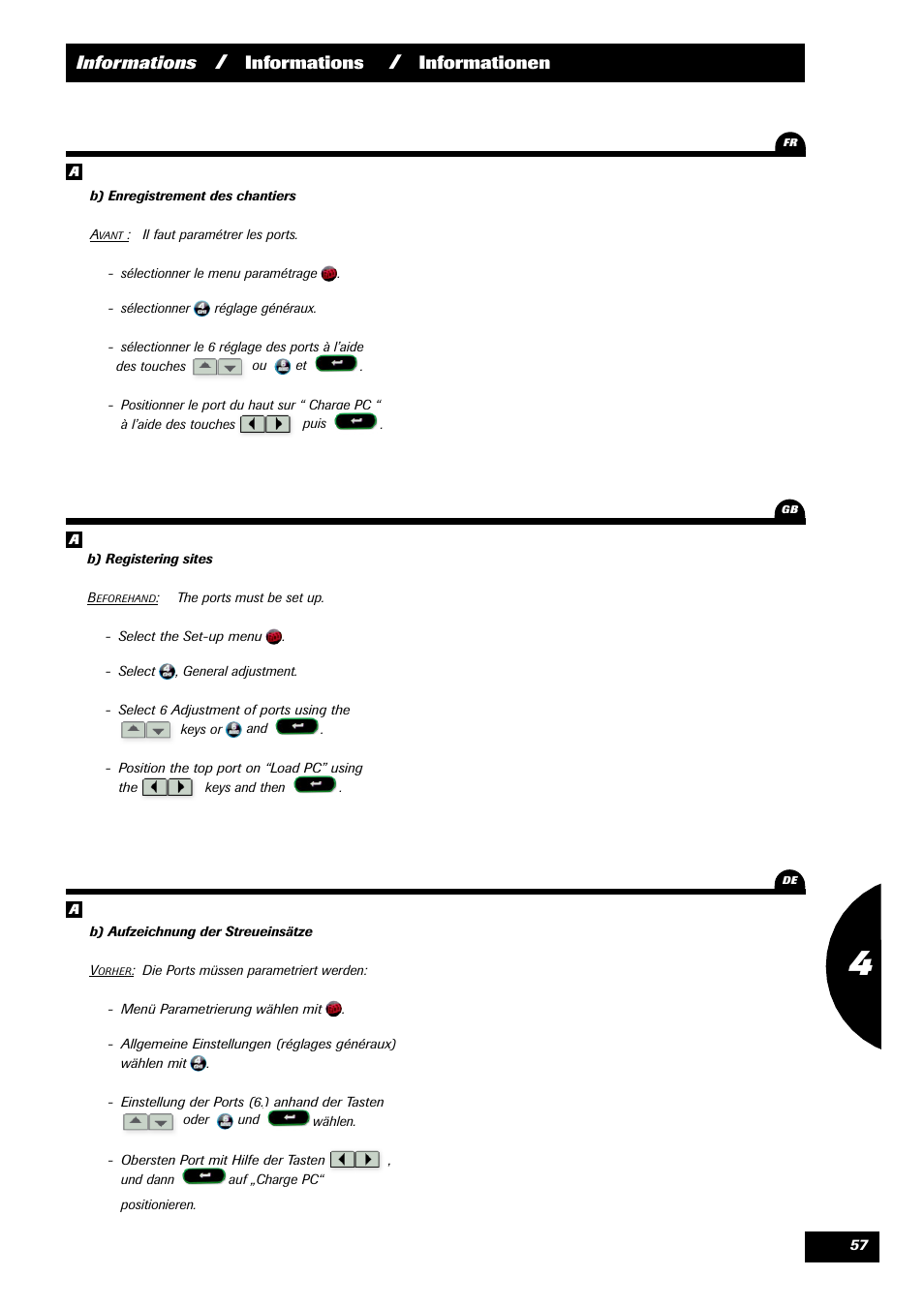 Informations, Informationen | Sulky VISION 2 WPB User Manual | Page 57 / 81