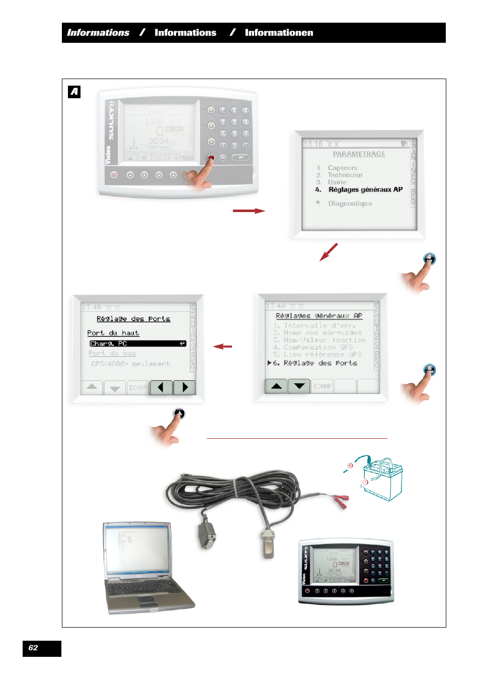 Sulky VISION 2 WPB User Manual | Page 62 / 81