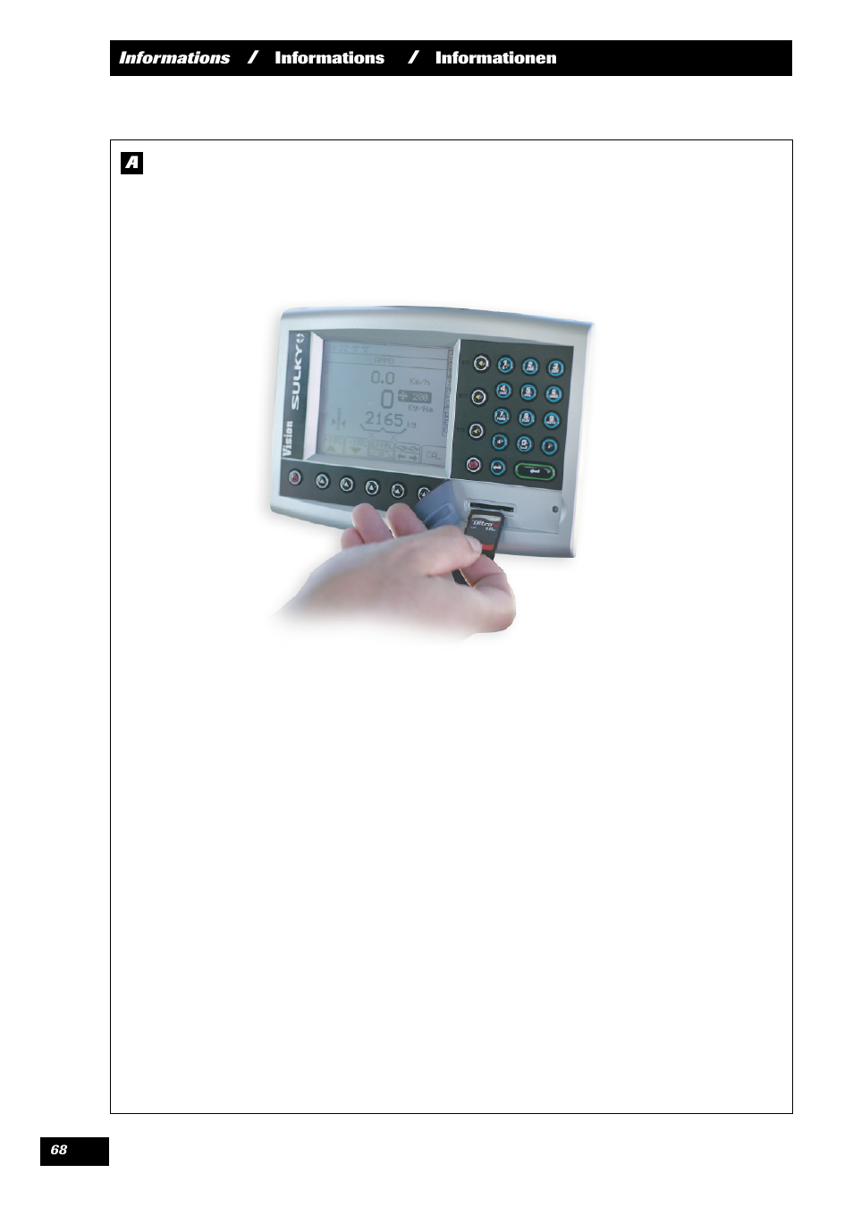 Sulky VISION 2 WPB User Manual | Page 68 / 81