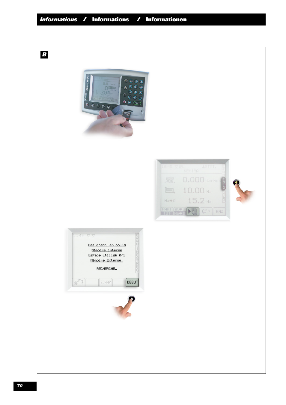 Sulky VISION 2 WPB User Manual | Page 70 / 81