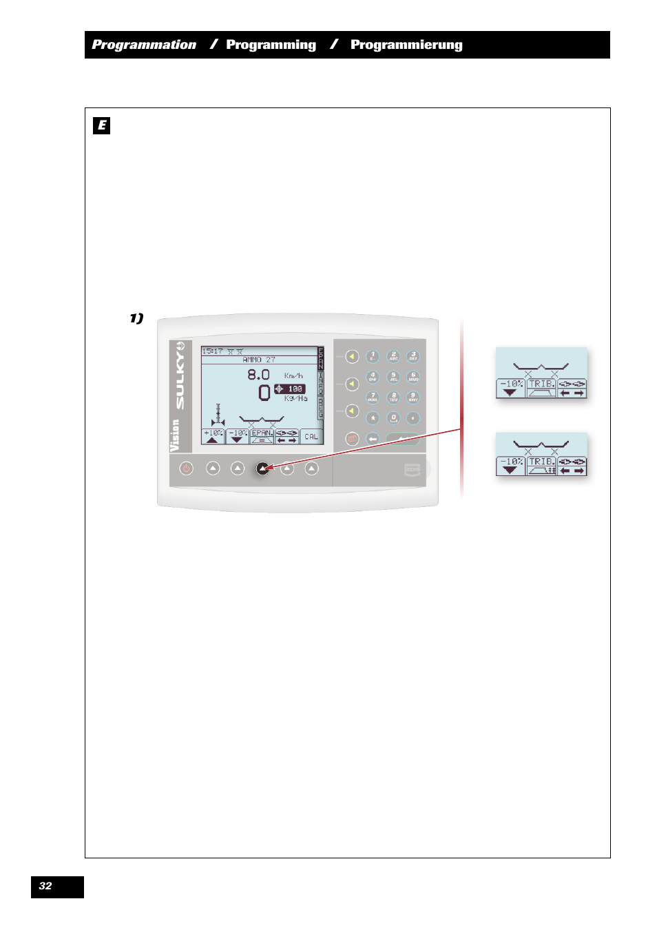 Sulky VISION 2 DPB User Manual | Page 32 / 71