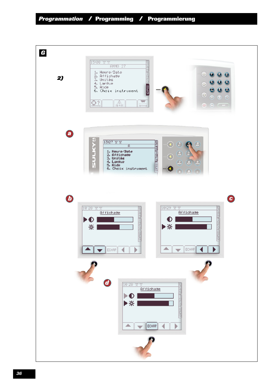 Sulky VISION 2 DPB User Manual | Page 36 / 71