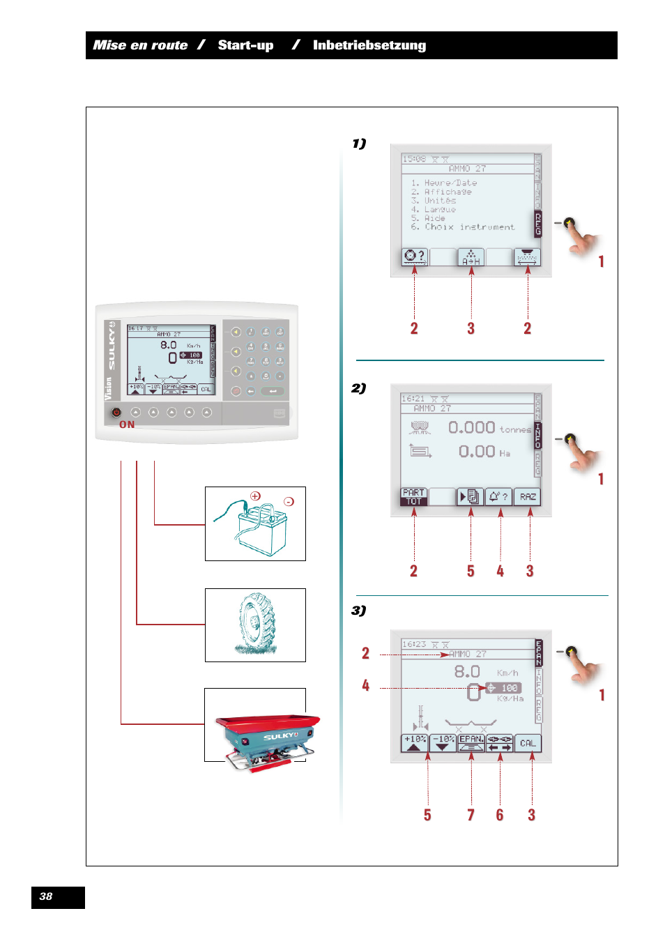 Sulky VISION 2 DPB User Manual | Page 38 / 71