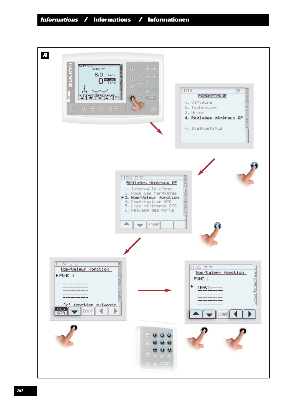 Sulky VISION 2 DPB User Manual | Page 50 / 71