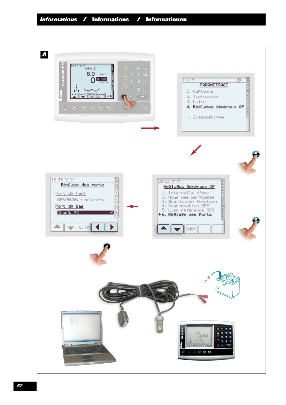 Sulky VISION 2 DPB User Manual | Page 52 / 71