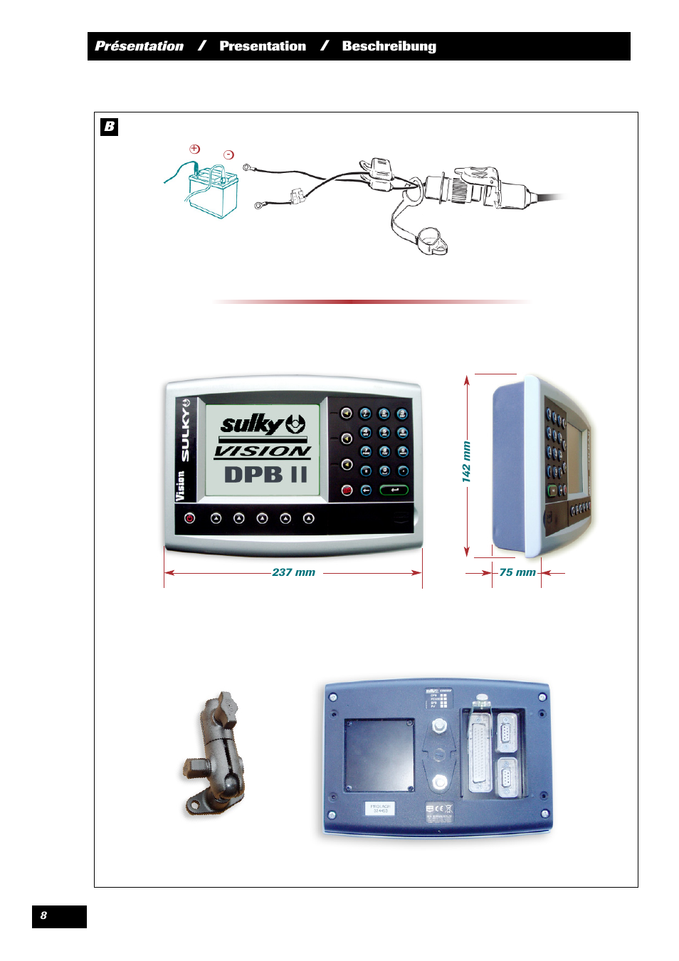 Sulky VISION 2 DPB User Manual | Page 8 / 71