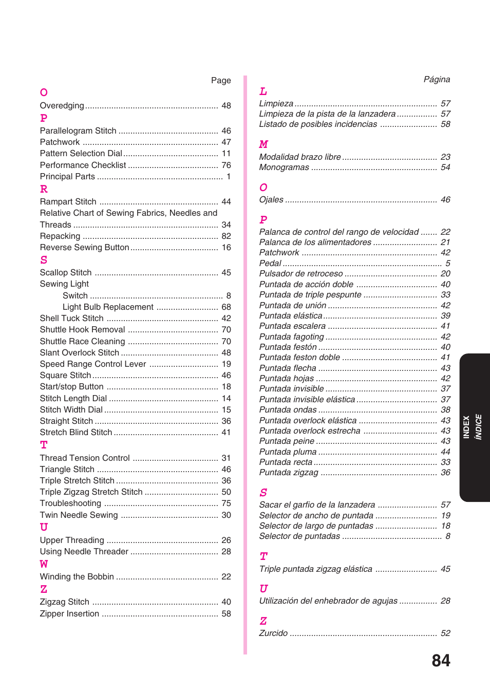 Brother STAR 120E User Manual | Page 91 / 93