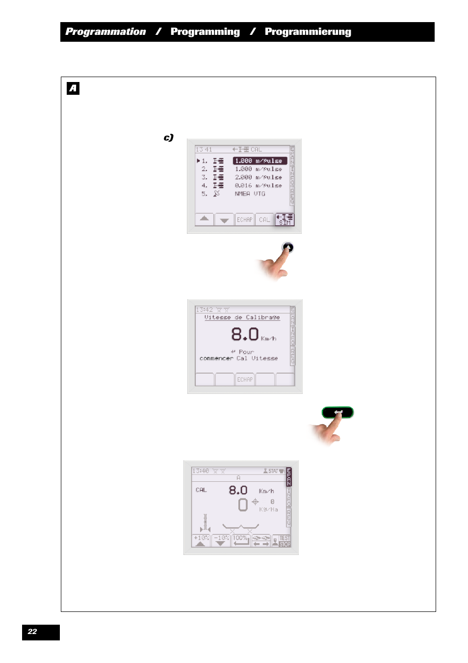 Sulky VISION 2 WPB User Manual | Page 22 / 57