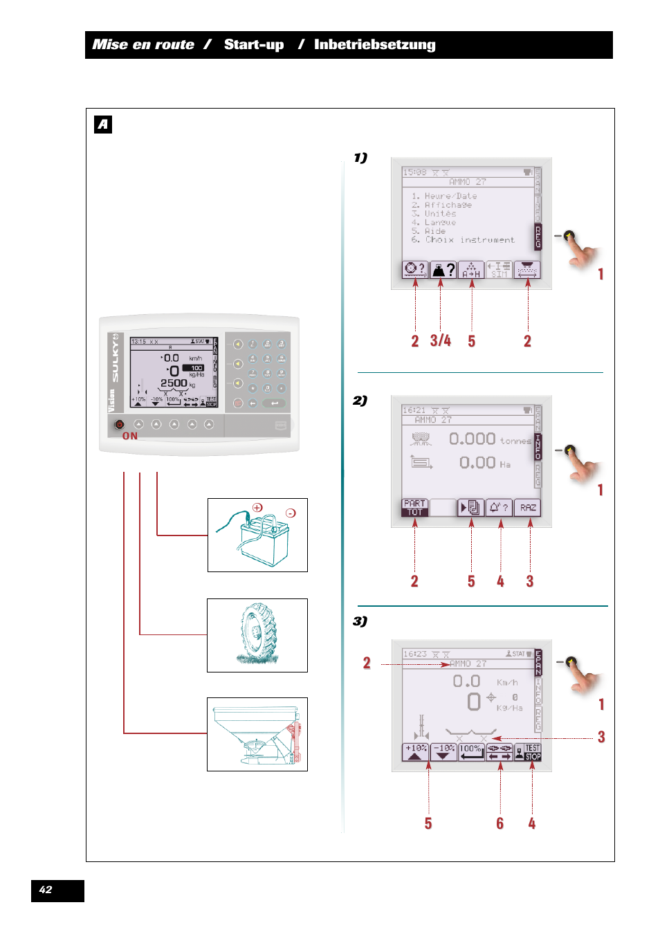 Sulky VISION 2 WPB User Manual | Page 42 / 57