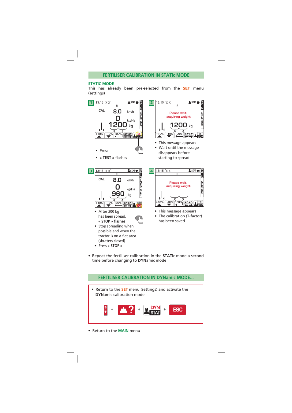 Sulky VISION WPB Quick set-up User Manual | Page 5 / 6