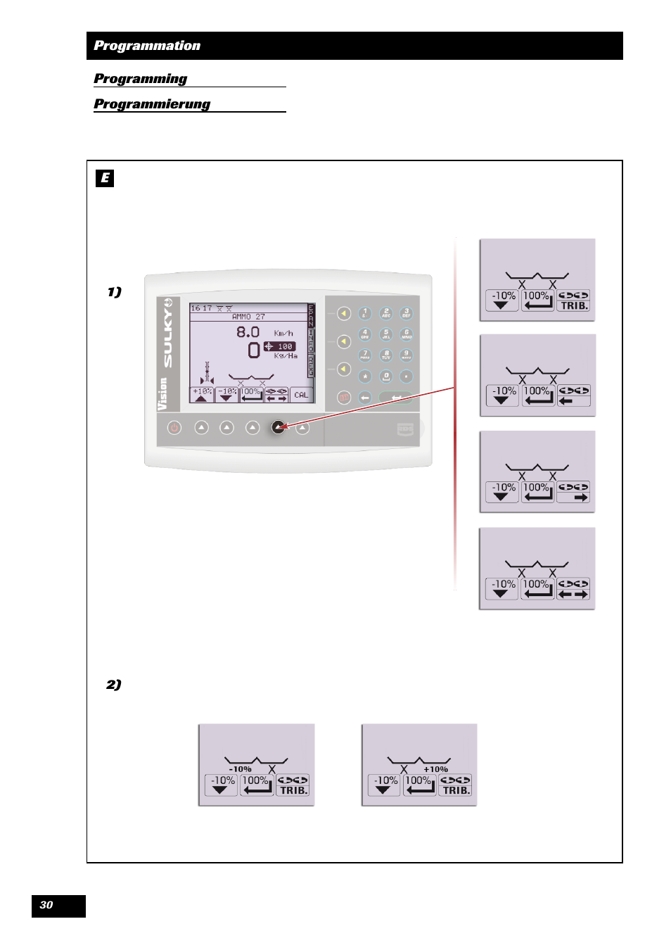 Sulky VISION 2 DPB User Manual | Page 30 / 51