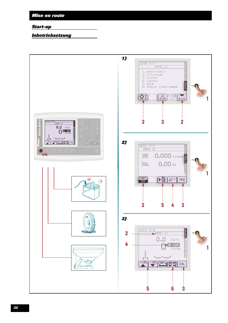 Sulky VISION 2 DPB User Manual | Page 36 / 51