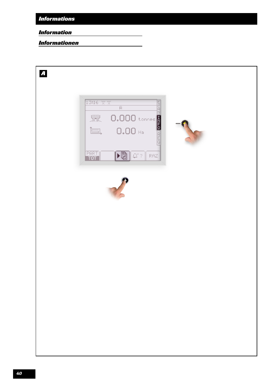 Sulky VISION 2 DPB User Manual | Page 40 / 51