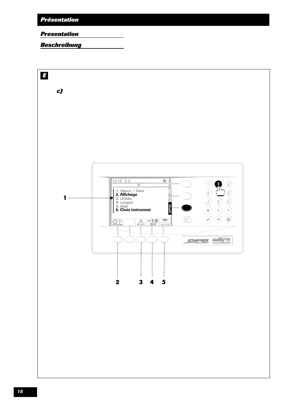 Sulky VISION 1 DPB User Manual | Page 18 / 51