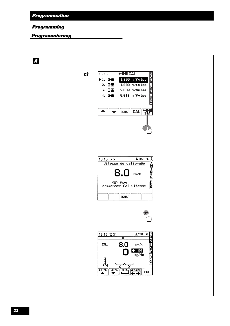 Sulky VISION 1 DPB User Manual | Page 22 / 51