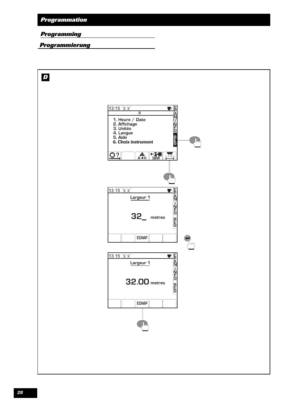 Sulky VISION 1 DPB User Manual | Page 28 / 51
