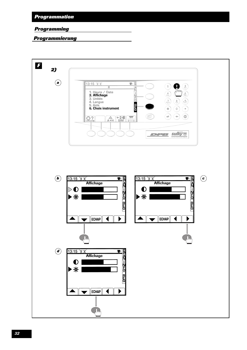 Sulky VISION 1 DPB User Manual | Page 32 / 51