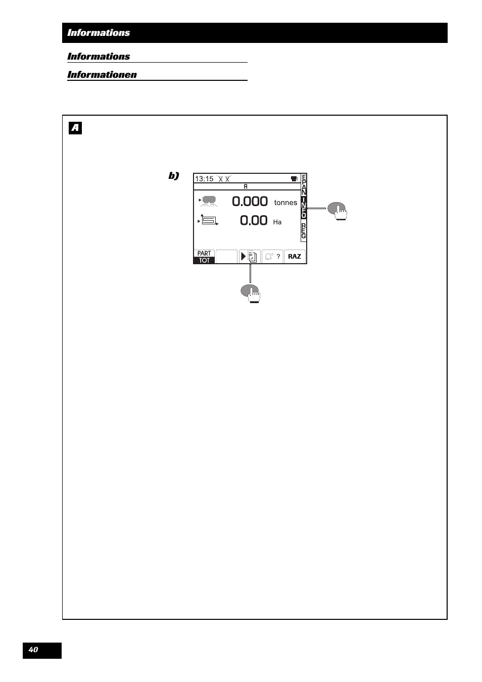 Sulky VISION 1 DPB User Manual | Page 40 / 51