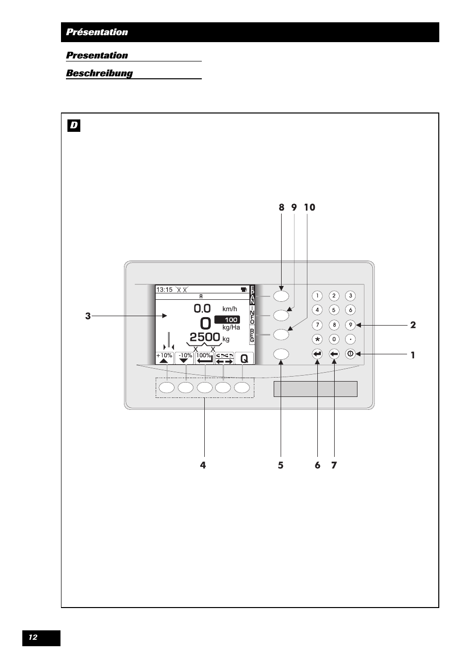 Sulky VISION 1 WPB User Manual | Page 12 / 57