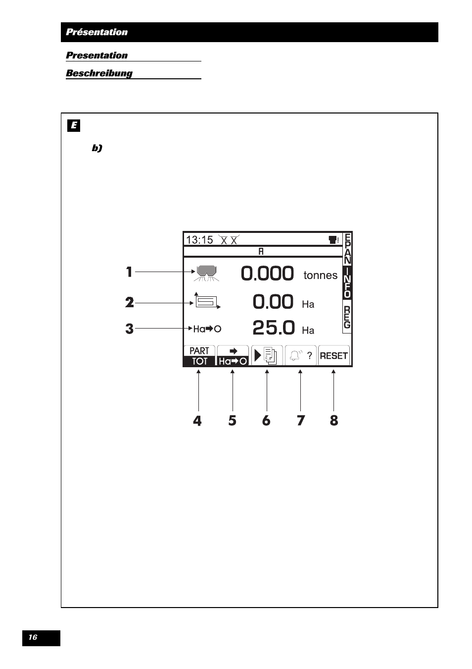 Sulky VISION 1 WPB User Manual | Page 16 / 57