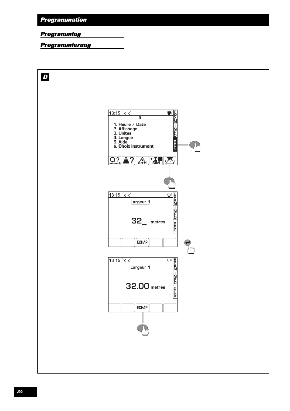Sulky VISION 1 WPB User Manual | Page 34 / 57