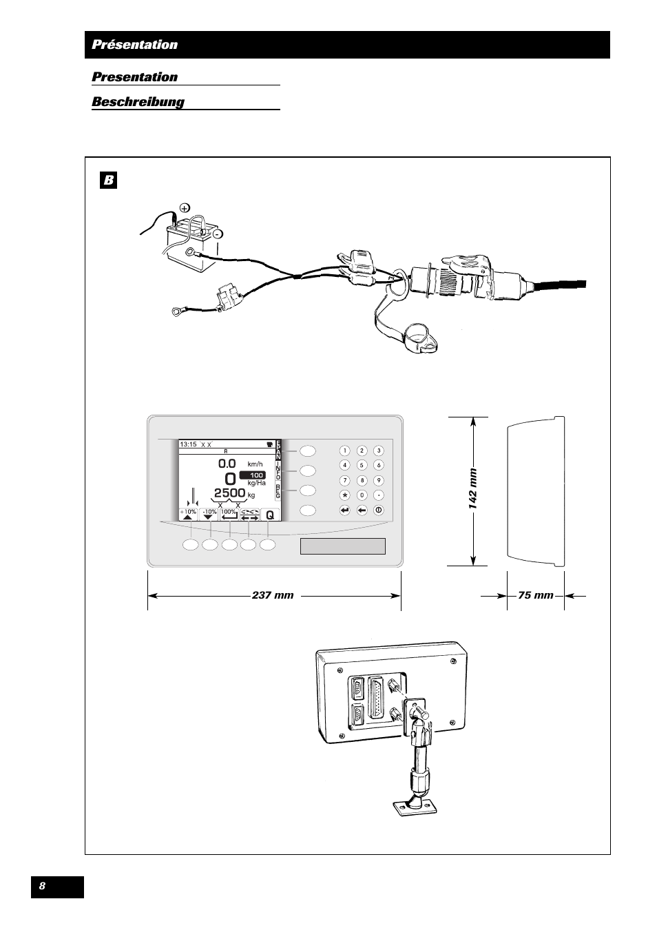 Sulky VISION 1 WPB User Manual | Page 8 / 57