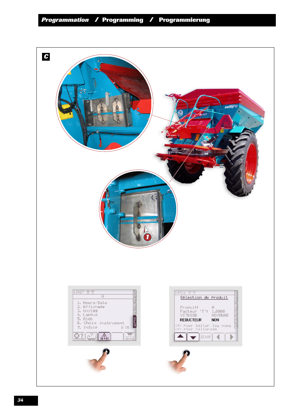Sulky VISION 2 DPB User Manual | Page 34 / 85