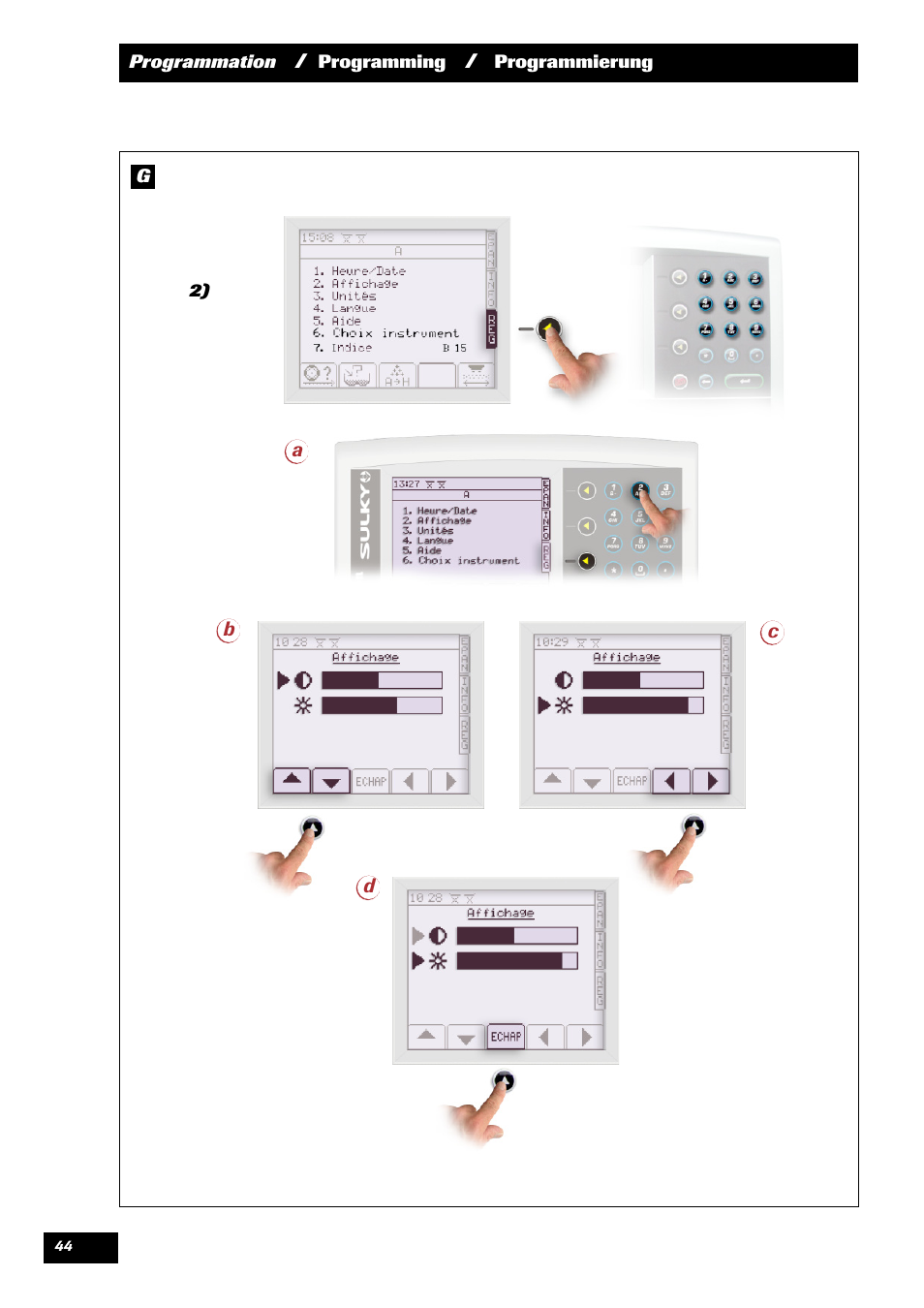 Sulky VISION 2 DPB User Manual | Page 44 / 85