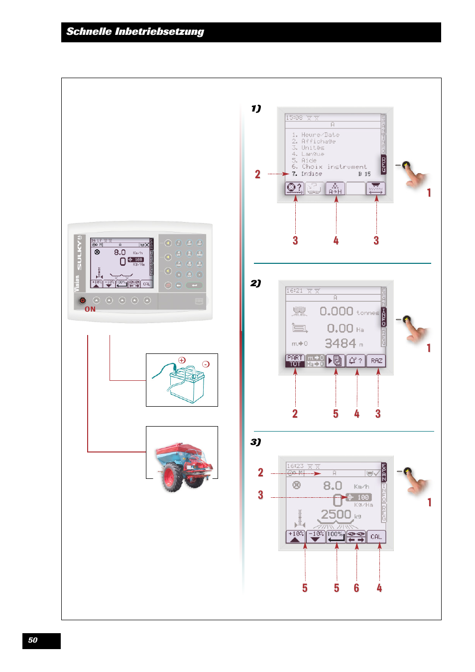 Sulky VISION 2 DPB User Manual | Page 50 / 85