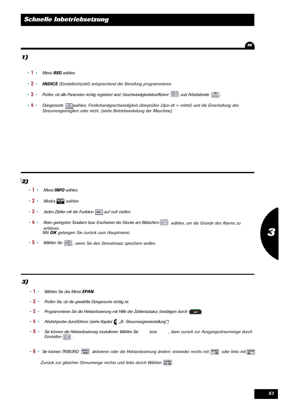 Schnelle inbetriebsetzung | Sulky VISION 2 DPB User Manual | Page 51 / 85