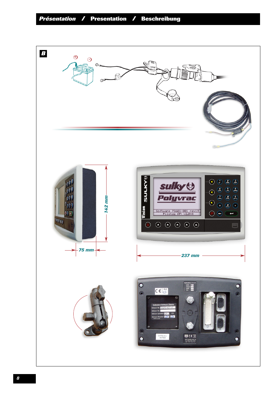 Sulky VISION 2 DPB User Manual | Page 8 / 85