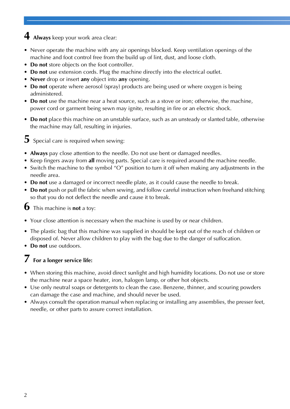 Brother 885-V65 User Manual | Page 4 / 108