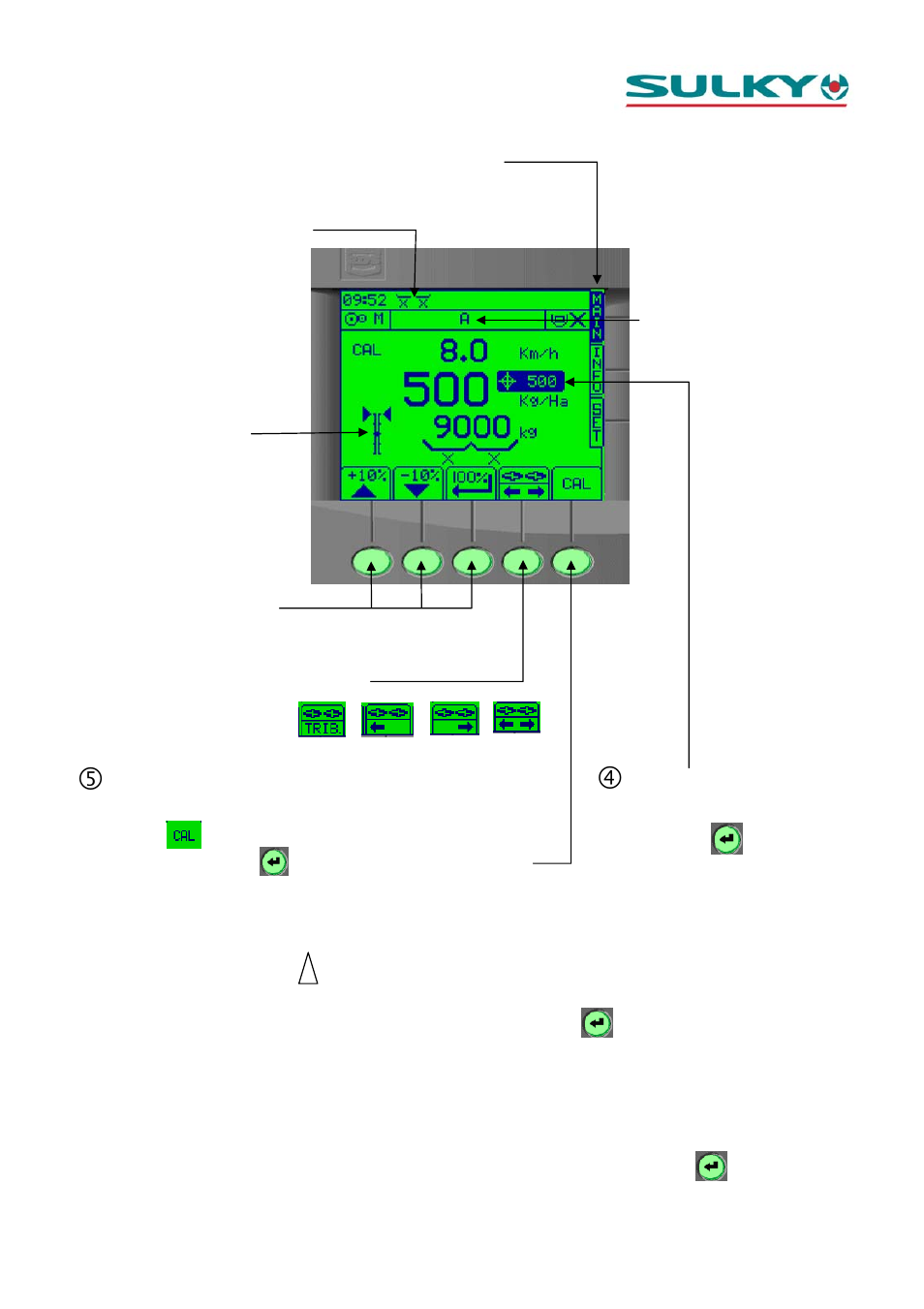 Dpa dpb : quick-start guide | Sulky VISION 1 DPB Quick set-up User Manual | Page 3 / 4