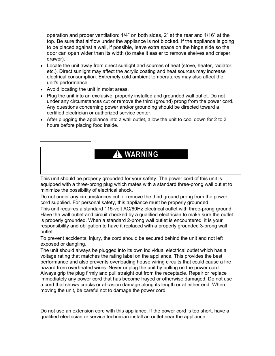 Summit FF511LBIADA Series User Manual | Page 6 / 12