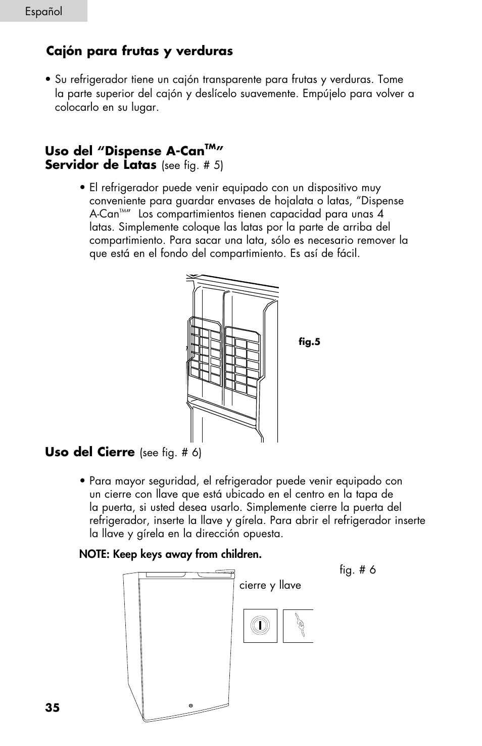 Summit CM420ESBL User Manual | Page 36 / 44