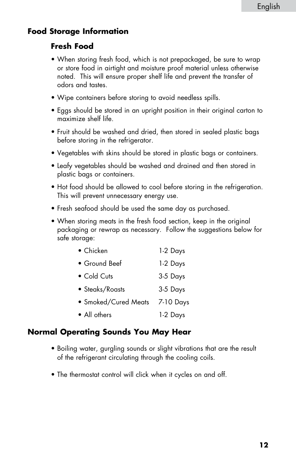 Summit FF430BLL User Manual | Page 13 / 48