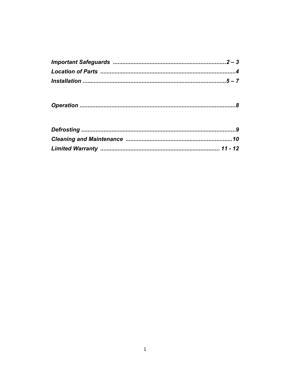 Summit FF41ESADA Series User Manual | Page 2 / 14