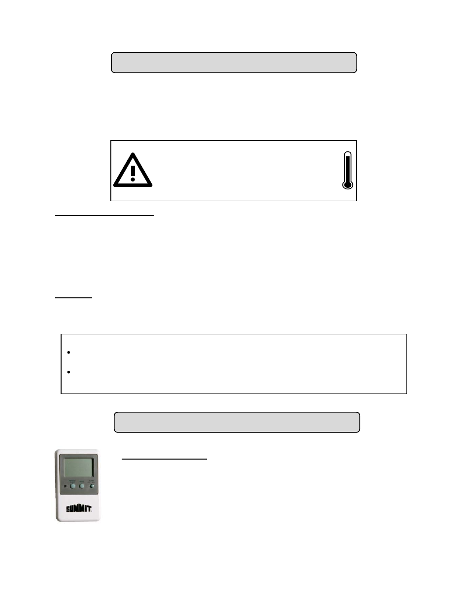 Refrigeration & lighting system, Alarm instructions, Resetting the unit | Summit ACR1515SS User Manual | Page 10 / 16