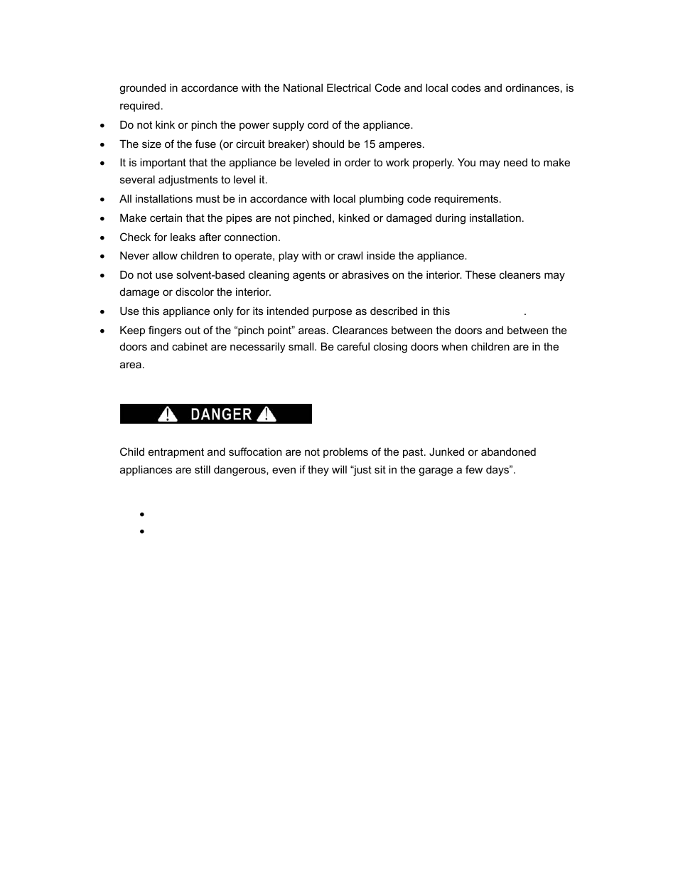 Save these instructions | Summit SCFF495 User Manual | Page 5 / 12
