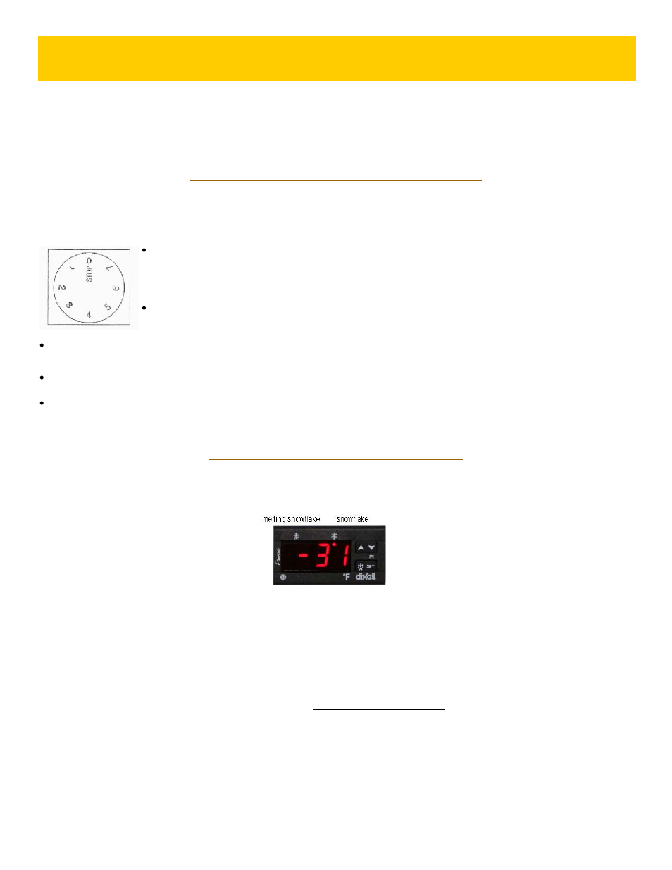 Temperature selection, Digital thermostat instructions, Page 8 | Summit SPR7OSST User Manual | Page 8 / 16
