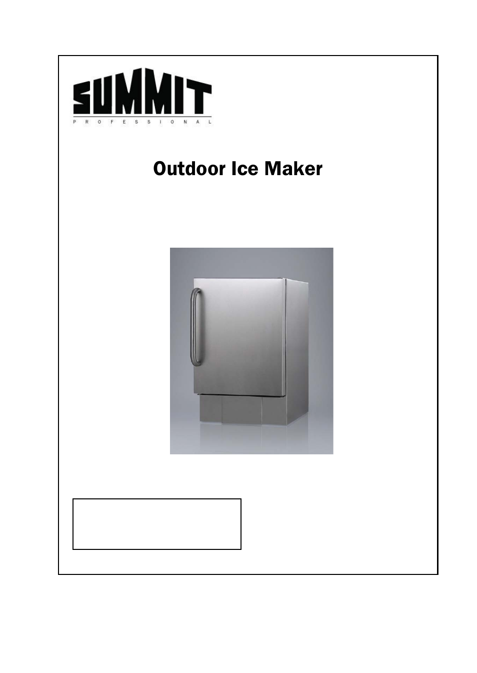 Summit BIM24OS User Manual | 8 pages