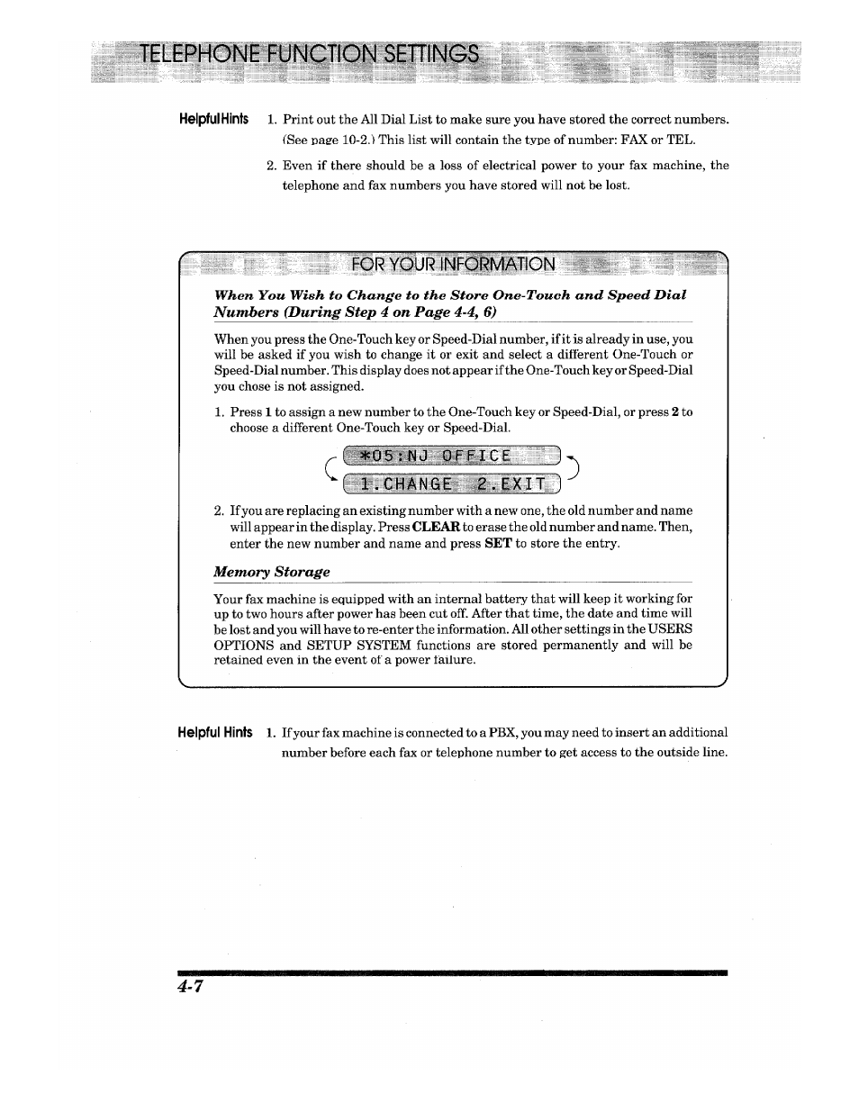 Nj officsf, Fttchange 2. ex it | Brother IntelliFax-680 User Manual | Page 28 / 76