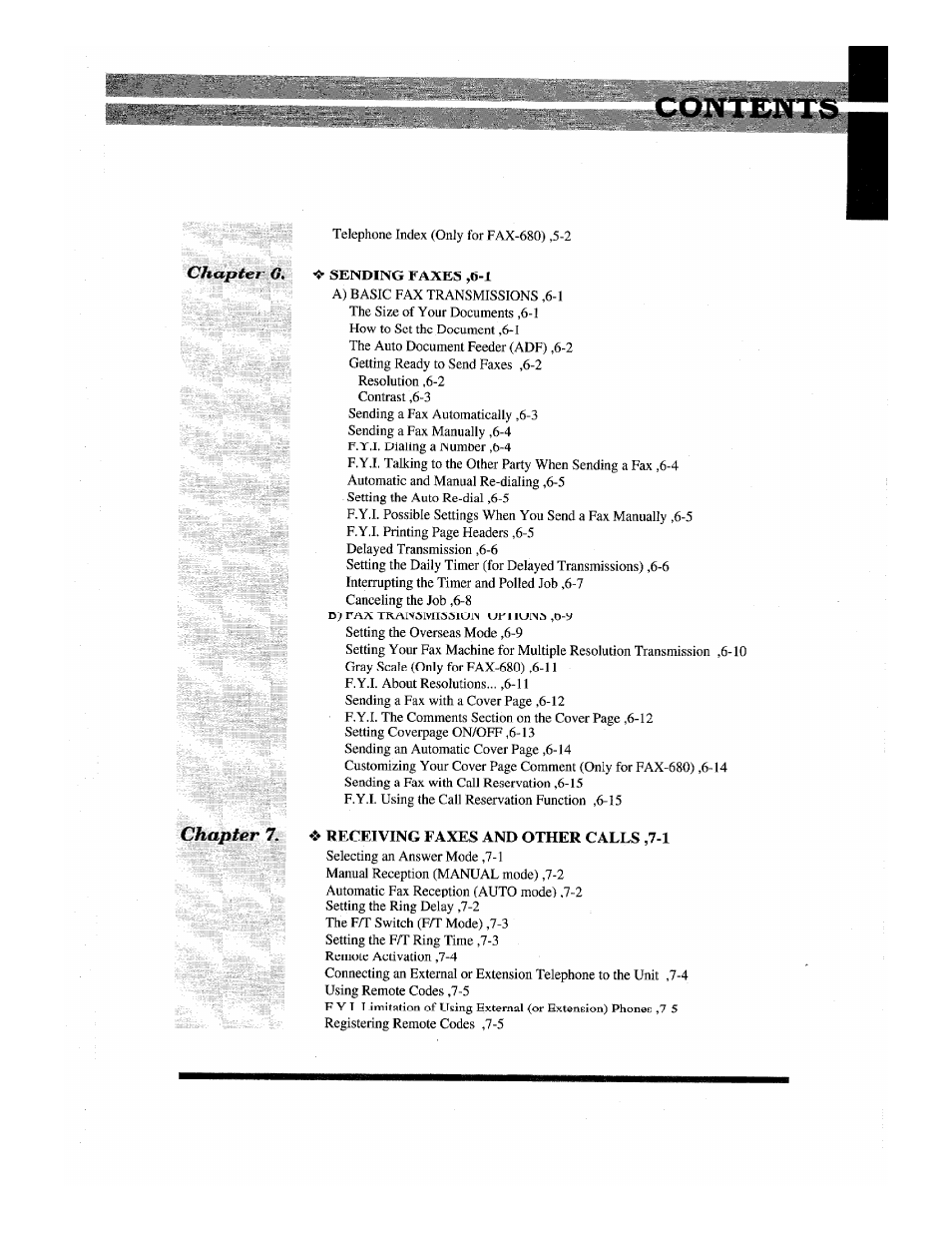 Brother IntelliFax-680 User Manual | Page 5 / 76